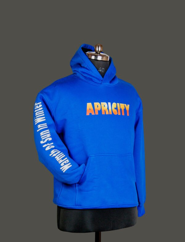 Royal Blue Printed Hoodie (unisex)